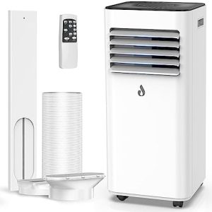 10,000 BTU Portable Air Conditioners, Portable AC With Remote for Room to 450 sq.ft  3 in 1 Air Conditioner With Dehumidification/Air Circulation/Timer And Window Kit